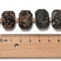 Природные снежинка обсидиан бисер нитей G-H078-B22-01