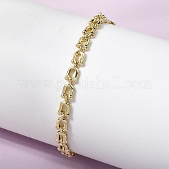 Браслет с латунной цепочкой для женщин&nbsp;BJEW-K298-06G