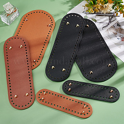 6 шт. овальное длинное дно из искусственной кожи для сумки для вязания&nbsp;FIND-PH0004-68