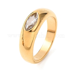 Кольца для пальцев из нержавеющей стали 304 с широким ободком&nbsp;RJEW-F201-03G-03