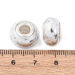 Европейские бусины-рондель из непрозрачной смолы&nbsp;RESI-Z046-03A