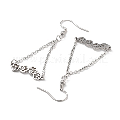 Серьги-подвески из нержавеющей стали 304 EJEW-P271-10P