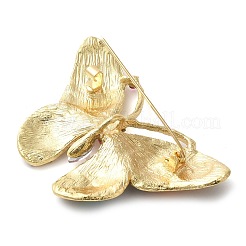 Брошь в форме бабочки с разноцветными стразами JEWB-G034-05G