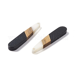 Подвески из непрозрачной смолы и ореха&nbsp;RESI-M027-12D