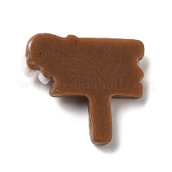 Кабошоны из непрозрачной смолы с рождественской тематикой&nbsp;LS-RESI-E043-01B