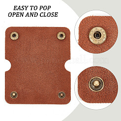 2 шт. 2-х цветные широкие держатели для кабелей из искусственной кожи AJEW-GF0006-46