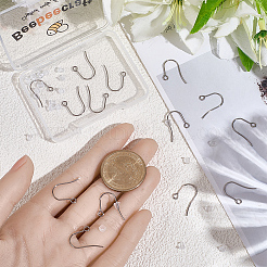 20 шт. крючки для сережек из хирургической нержавеющей стали 316&nbsp;STAS-BBC0008-56