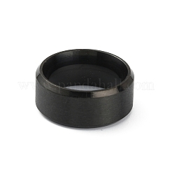 Кольцо из нержавеющей стали 201 для женщин RJEW-WH0010-06A-MB