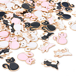 60шт 6 стиля подвески из сплава с эмалью&nbsp;ENAM-TA0002-73