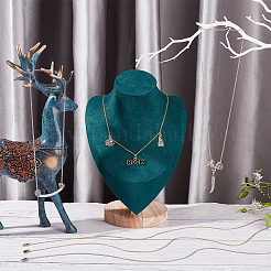 20 шт. 2 стиля 304 нержавеющая сталь тросовые цепочки ожерелья комплект для мужчин и женщин NJEW-NB0001-04