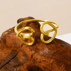 Регулируемые кольца для манжеты в форме сердца из нержавеющей стали 304.&nbsp;GG9585-2