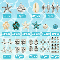 Набор для самостоятельного изготовления бусин в морском стиле&nbsp;DIY-SC0031-28