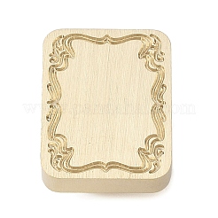 Прямоугольная цветочная рамка&nbsp;AJEW-M037-04G-06