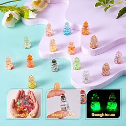 50шт прозрачные стеклянные подвески для бутылок JX873A