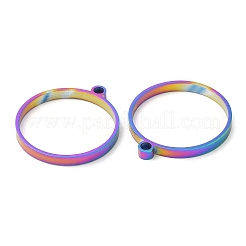 Плоские круглые подвески из нержавеющей стали 304 с открытым задним безелем STAS-Z040-04B-RC