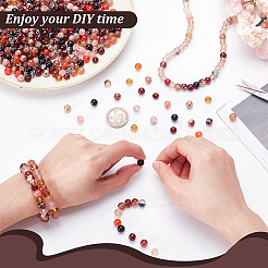 610шт набор стеклянных бусин&nbsp;GLAA-GA0002-18