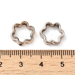 Ccb пластиковые бусины в оправе&nbsp;CCB-H001-01E-RG