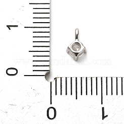 925 плоская круглая подвеска из стерлингового серебра с прозрачным кубическим цирконием&nbsp;STER-U009-07P-01