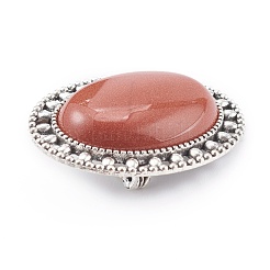 Брошь из смешанных драгоценных камней JEWB-BR00055