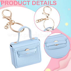 1 шт. брелок для ключей из искусственной кожи&nbsp;KEYC-CL0001-40B