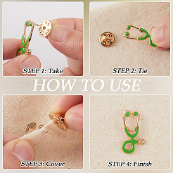 8 шт. 8 цвета креативные броши из цинкового сплава&nbsp;JEWB-CP0001-33