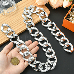 1 шт. акриловые кубинские цепочки для мужчин NJEW-SP0001-09A-S