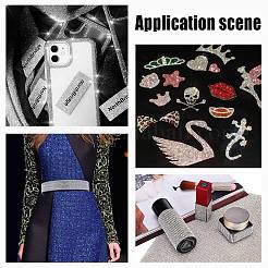 Блестящие стеклянные хотфиксы DIY-WH0214-29