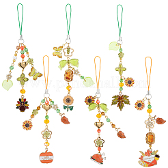 Набор для самостоятельного изготовления ремней для мобильных устройств на день благодарения&nbsp;DIY-SC0032-69