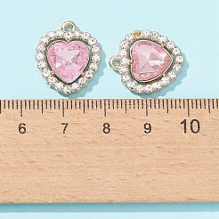 10шт 5 цветные акриловые подвески со стразами FIND-FS0001-40