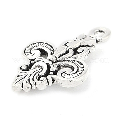 Тибетском стиле сплава цветочные кулоны&nbsp;X-TIBEP-S291-22-RS