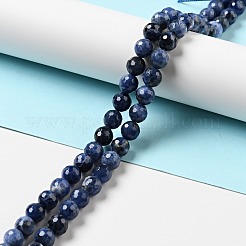 Природный содалит бисер нитей G-E571-37B