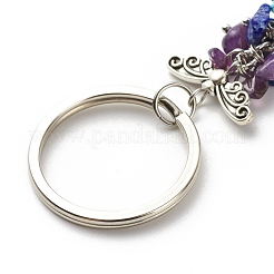 Подвески из бисера и лэмпворк ручной работы из натуральных и синтетических драгоценных камней брелок KEYC-JKC00344-01