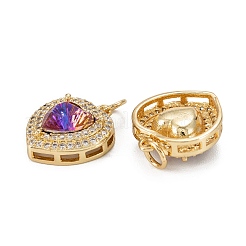 Латунные микро проложить кубического циркония подвески&nbsp;KK-G404-A-01H-G