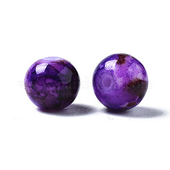 Для выпечки окрашенные непрозрачные однотонные стеклянные бусины DGLA-N033-07