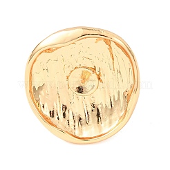 Плоские круглые латунные компоненты манжетного кольца&nbsp;KK-G551-05G