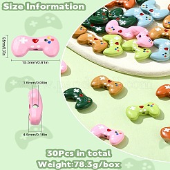 30шт 6 цвета окрашенные распылением бусины из сплава&nbsp;FIND-CJ0002-68