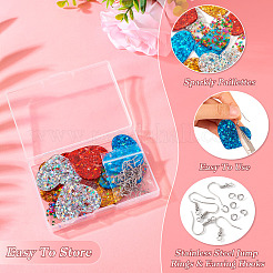 Набор для изготовления висячих сережек своими руками&nbsp;DIY-TA0006-55B