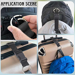 Регулируемые ремни для багажа из полипропилена&nbsp;AJEW-WH20017-07B