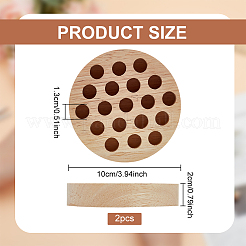 Держатель для ниточек с деревянным зажимом FIND-WH0139-236