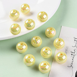 Непрозрачные акриловые бусины&nbsp;X1-MACR-S370-D16mm-A10