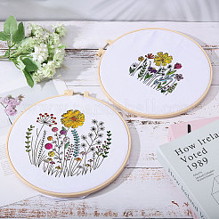 Наборы для вышивки цветов своими руками DIY-GL0004-115