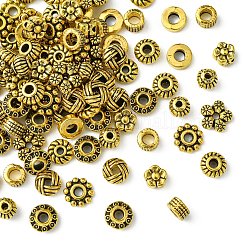 100 шт. 10 стиля бусины из сплава в тибетском стиле&nbsp;TIBEB-YW0001-14AG