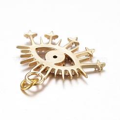 Латунные микро проложить кубического циркония подвески&nbsp;KK-I674-24G