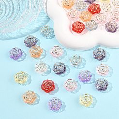 100 шт. Прозрачные акриловые бусины&nbsp;TACR-CJ0001-72