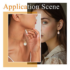 8 шт. 8 стиля подвески-слезинки из натурального смешанного камня PALLOY-CA00031