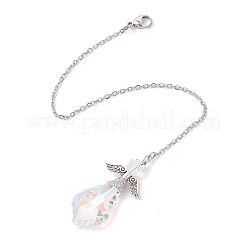 Подвески из стекла и сплавов «ангел»&nbsp;HJEW-JM01976-01