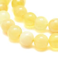 Природные желтые опал бусины пряди G-F674-07A-6mm