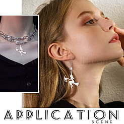 10 шт. подвески из нержавеющей стали на Хэллоуин 201 STAS-SC0005-14