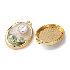 Подвески из эмалевого сплава легкого золота&nbsp;ENAM-B028-30KCG-02