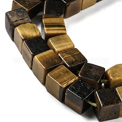 Природных тигровый глаз бисер нитей G-Q1008-B01